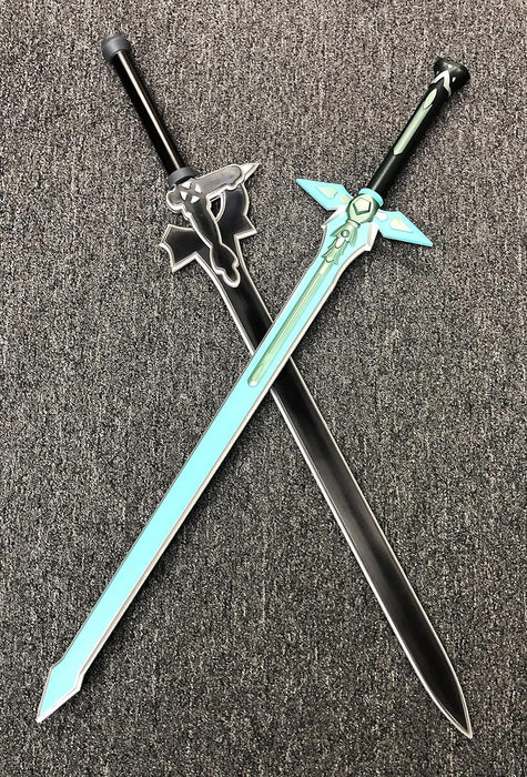 Sword Art a Online Kirito Foam Sword Set Elucidator Dark Repulsor Kirigaya