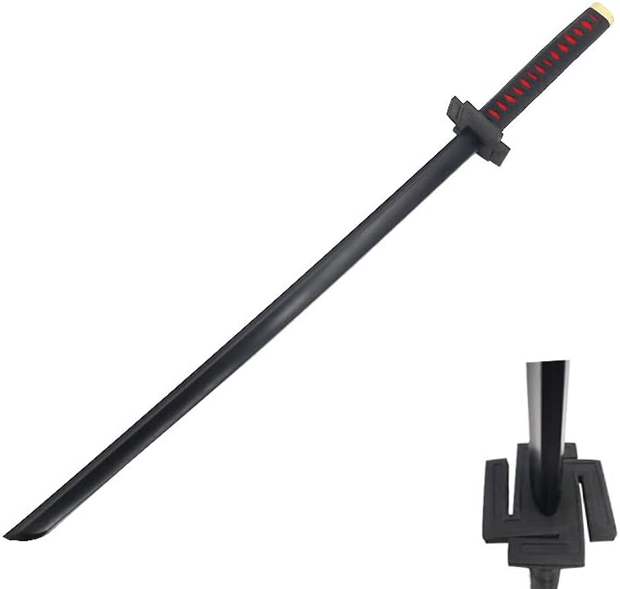 42” Fantasy Bleach Anime Japanese Ninja Cosplay Costume Foam Samurai Sword Kurosaki Ichigo Sword Katana Blade Halloween Weapon