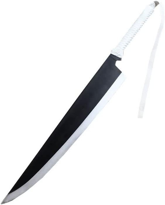42” Zangetsu Shikai White Fantasy Anime Japanese Ninja Cosplay Costume Foam Samurai Sword Kurosaki Ichigo Sword Katana Blade Halloween Weapon