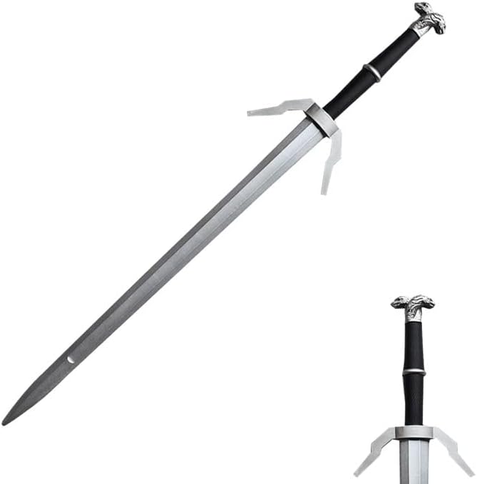 Fantasy The Witcher Foam Swords for Twin Snakes Sword High Density Medieval Sword for Cosplay and Collection for Xmas Halloween Gitf