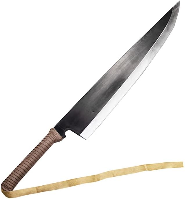 42” Zangetsu Shikai Brown Fantasy Anime Japanese Ninja Cosplay Costume Foam Samurai Sword Kurosaki Ichigo Sword Katana Blade Halloween Weapon