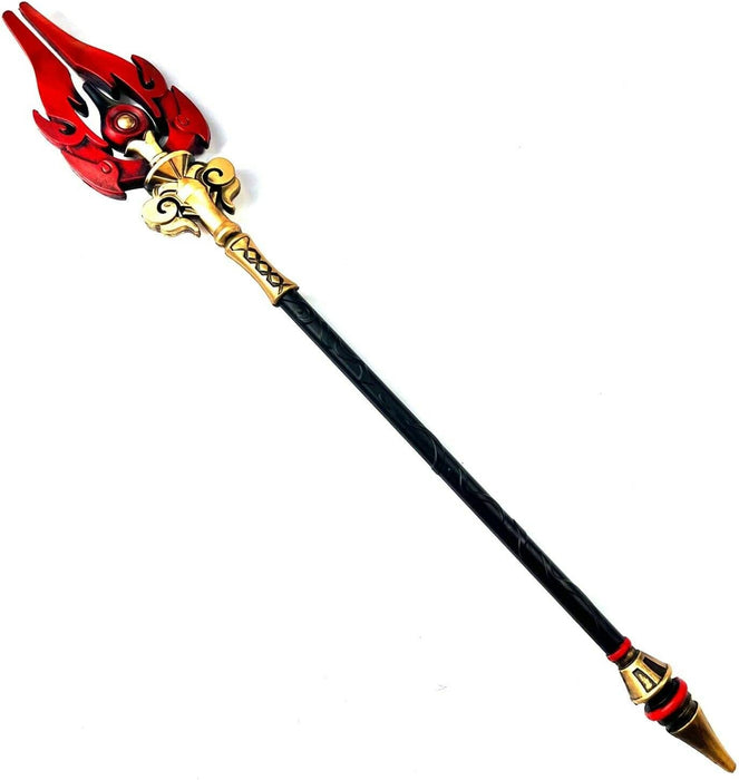 Fantasy Game Style Genshin Staf of Homa Foam Cosplay Satety Foam Sword Scepter Blade Weapon Costume