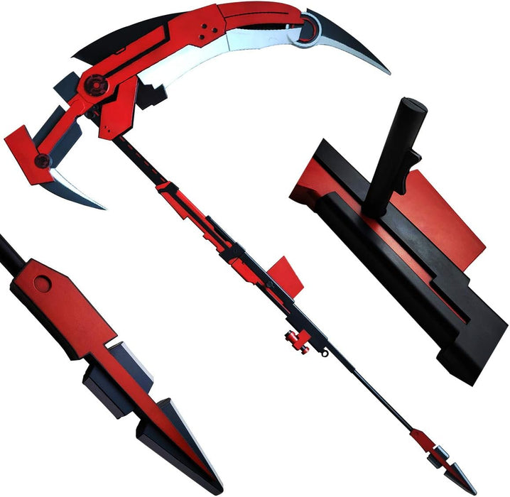 70” Overall Foam RWBY Ruby Crescent Rose The High Velocity Sniper-Scythe Cosplay Prop 1:1 Scale Replica Anime