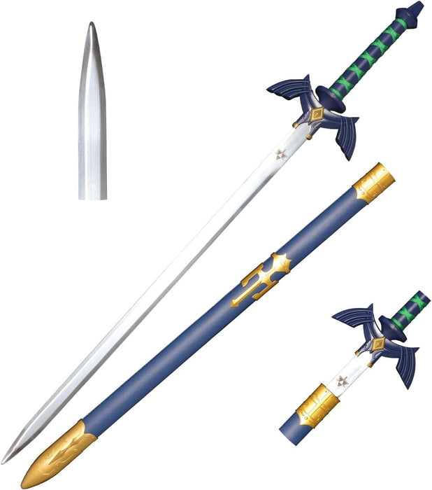 43” Metal Handmade Skyward Master Sword Replica Cosplay Costume Weapon Blade (Blue/Gold/Green) …