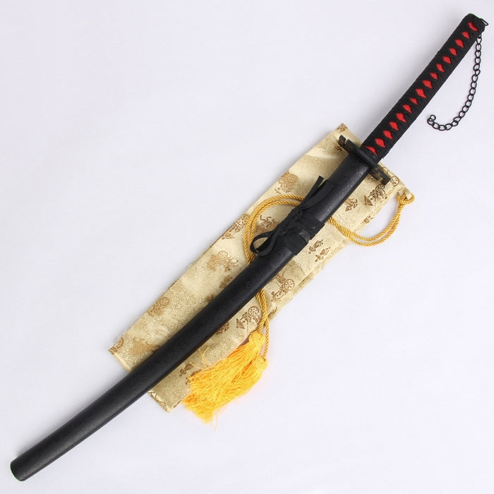 Bleach Zangetsu (No Moon) cosplay anime prop, Death God sword, Ichigo Kurosaki's sword, weapon sword, unsharpened.