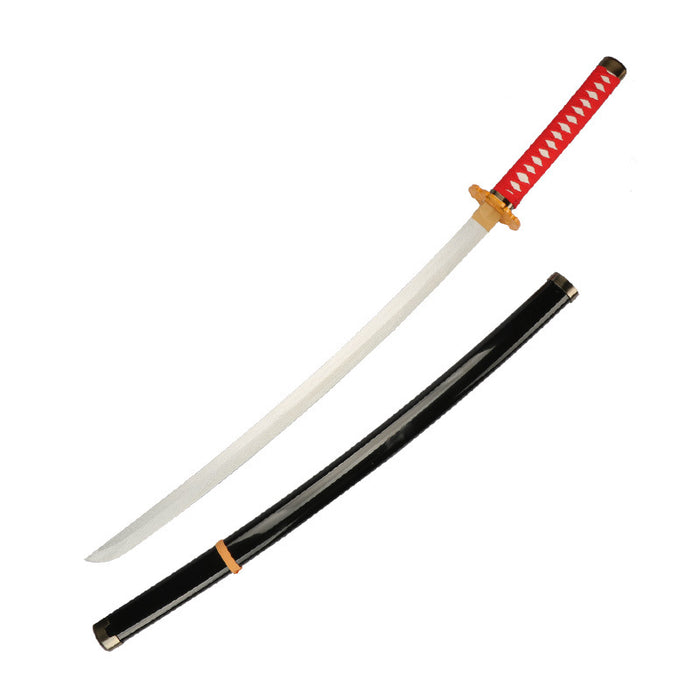 Born Iron Tooth, Shattered Fangs: Sesshomaru's Tenseiga and Inuyasha's Tessaiga Japanese COS Anime Performance Sword Prop for Cosplay.