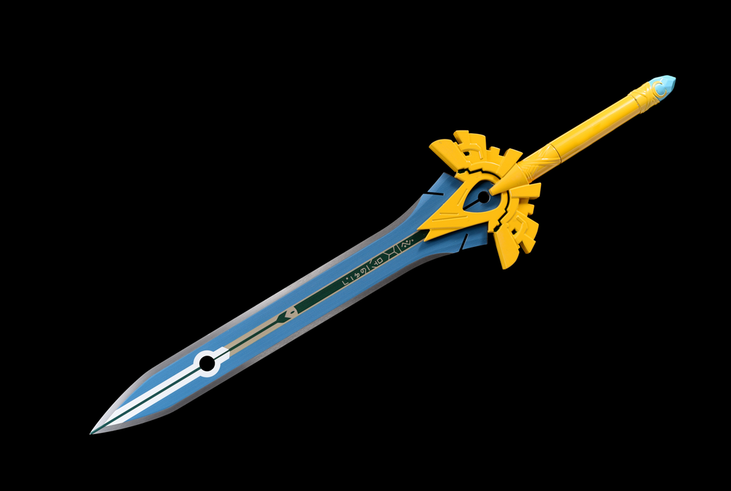 Genshin Impact cosplay props Skyward Blade and greatsword weapon Skyward Pride for the characters Bennett, Xiangling, Chongyun, Razor, Diluc.