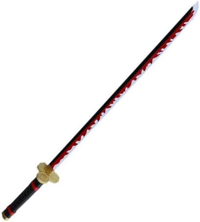 41" Foam Sword For Yama Enma Black Cosplay Sword Weapon Blade Costume Kids Friendly