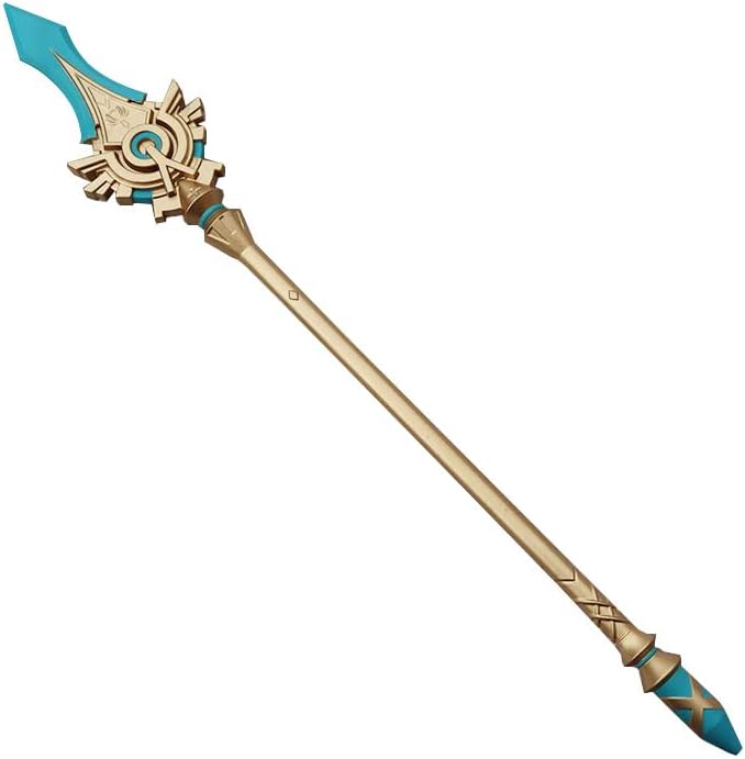 Fantasy Game Genshin Impact Skyward Spine Cosplay Foam Sword Scepter Blade Weapon Costume Kids Friendly