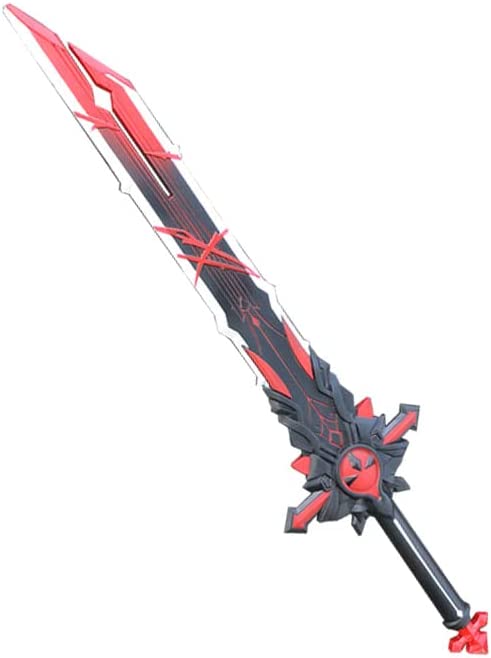 Fantasy Game Style Genshin wolf's gravestone- 31.5 inch Foam Cosplay Satety Foam Sword Scepter Blade Weapon Costume