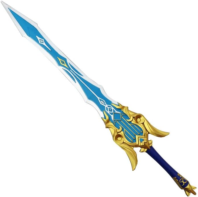 Fantasy Game Genshin Impact Song of Broken Pines Cosplay Foam Sword Scepter Blade Weapon Costume Kids Friendly