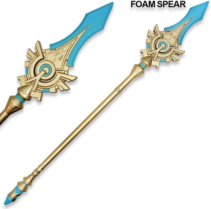 Fantasy Game Genshin Impact Skyward Spine Cosplay Foam Sword Scepter Blade Weapon Costume Kids Friendly