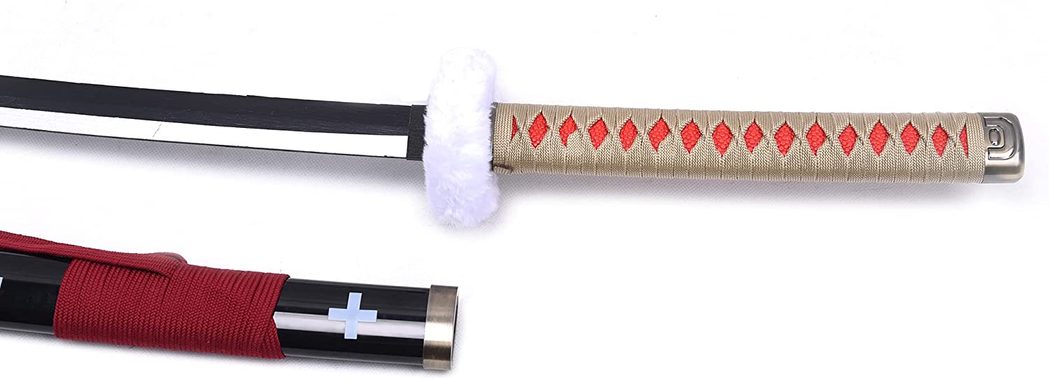 41" one piece Trafalgar Law-Kikoku Sword Wooden Bamboo Sword handmade Anime Sword Katana Samurai