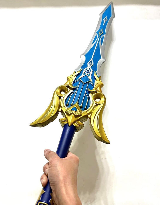 Fantasy Game Genshin Impact Song of Broken Pines Cosplay Foam Sword Scepter Blade Weapon Costume Kids Friendly