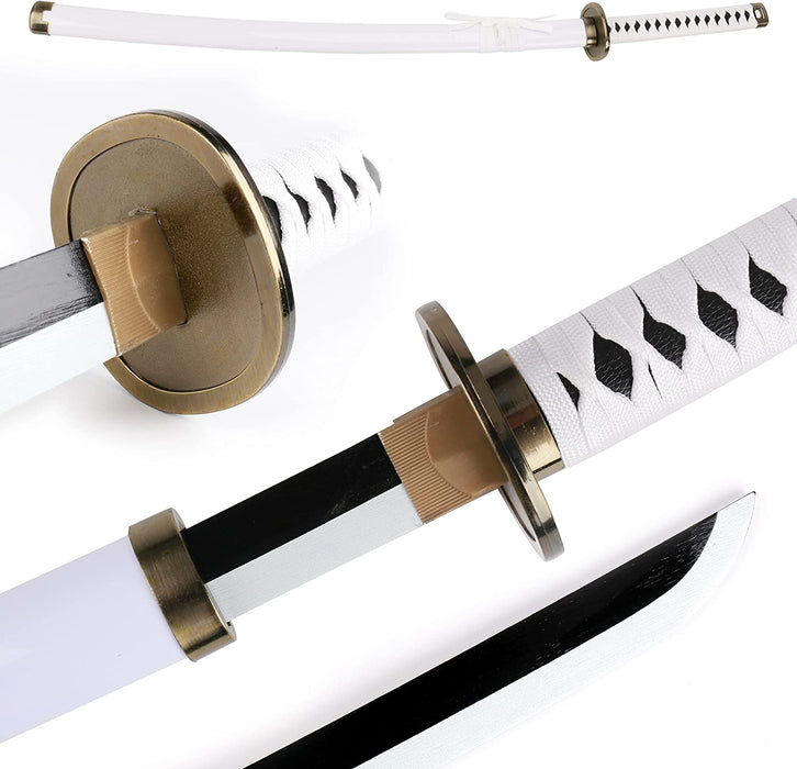 41" one piece Wado Ichimonji Sword Wooden Bamboo Sword handmade Anime Sword Katana Samurai