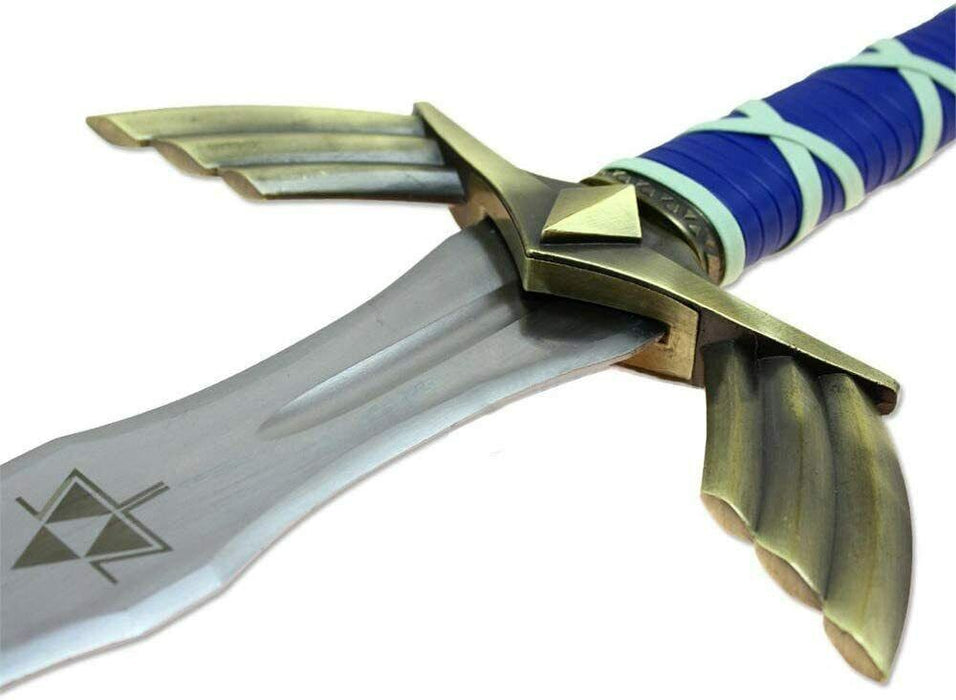 51" Legend of Zelda Link Full Tang Carbon Steel Master Sword Real Blade Cosplay